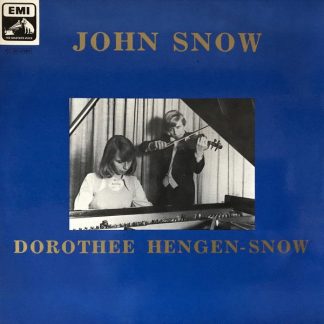 His Master's Voice 4 C 061-97864 - John Snow - Dorothee Hengen-S
