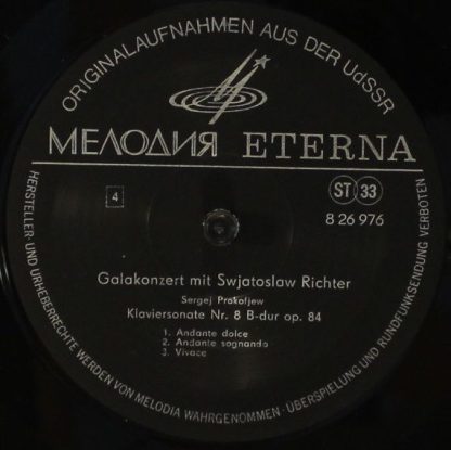 Melodia Eterna 8 26 975-976 - Gala-Konzert Mit Swjatoslaw Richte - Image 8