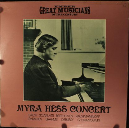 Ember Records GVC 28 - Myra Hess Concert