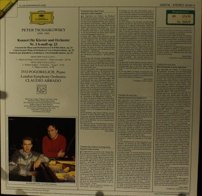 Deutsche Grammophon 26 340-0 - Klavierkonzert Nr. 1 Club-Sondera - Image 2