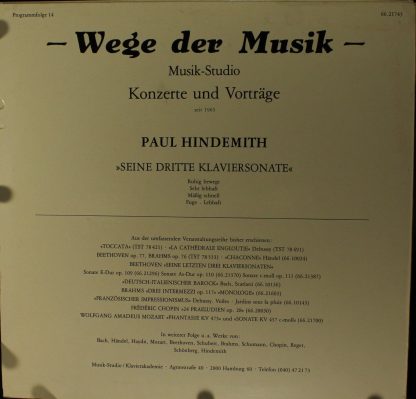 TELDEC »Telefunken-Decca« Schallplatten GmbH 66.21743 - Wege Der - Image 2