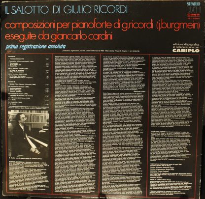 Sipario Dischi CS 14 - Il Salotto Di Giulio Ricordi - Image 2