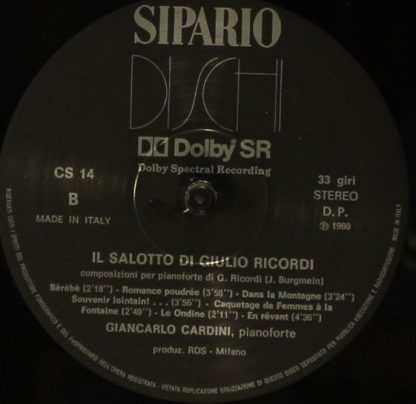 Sipario Dischi CS 14 - Il Salotto Di Giulio Ricordi - Image 3