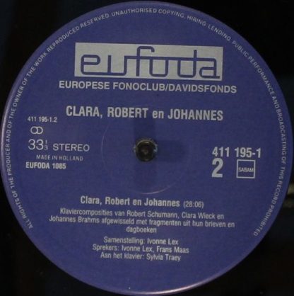 Davidsfonds/Eufoda 411 195-1 - Clara, Robert En Johannes - Image 6