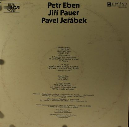 Panton 81 0850—1111 - Piano Trio/ Sonata For Violin And Piano/ T - Image 2