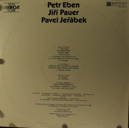 Panton 81 0850—1111 - Piano Trio/ Sonata For Violin And Piano/ T - Image 2