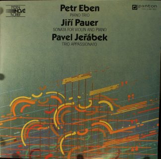 Panton 81 0850—1111 - Piano Trio/ Sonata For Violin And Piano/ T