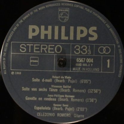 Philips 6567 004 - Gitarrenmusik Aus Galanter Zeit - Image 3