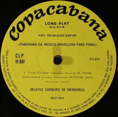 Copacabana CLP 11.641 - Panorama Da Música Brasileira Para Piano - Image 3