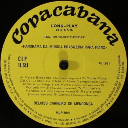 Copacabana CLP 11.641 - Panorama Da Música Brasileira Para Piano - Image 4