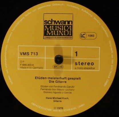 Schwann Musica Mundi VMS 713 - Etüden-Meisterschaft Gespielt: Di - Image 3