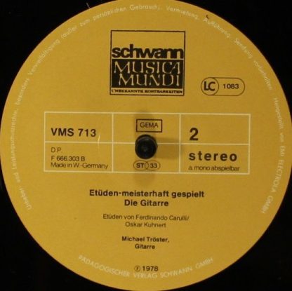 Schwann Musica Mundi VMS 713 - Etüden-Meisterschaft Gespielt: Di - Image 4