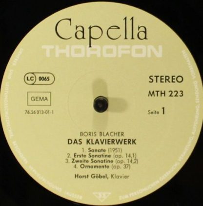 Thorofon Capella MTH 223 - Das Klavierwerk - Works For Piano - Image 6