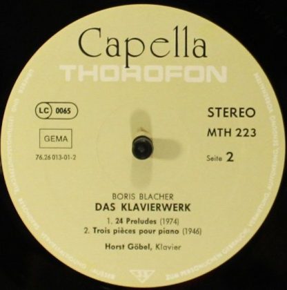 Thorofon Capella MTH 223 - Das Klavierwerk - Works For Piano - Image 5