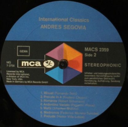 MCA Records MACS 2359 - International Classics - Image 4