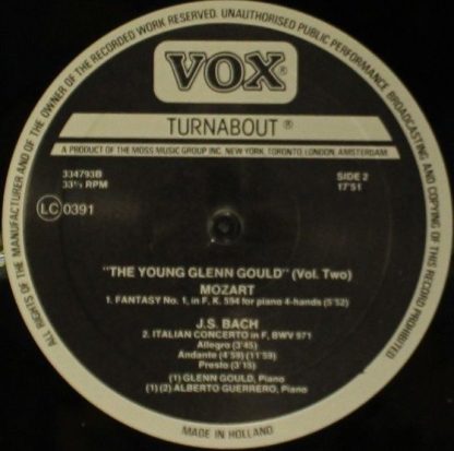 VOX/Turnabout 2TV 334 792-3 - The Young Glenn Gould In Memoriam - Image 6