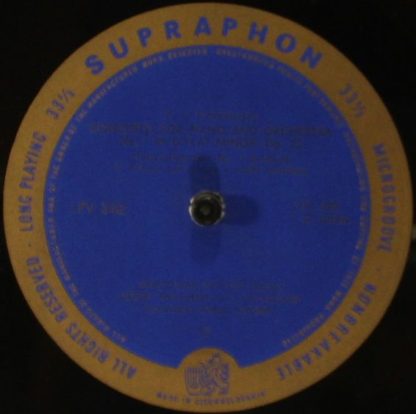 Supraphon LPV 242 - Concerto For Piano And Orchestra No. 1 - Image 3
