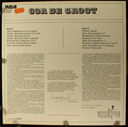 RCA Red Seal LSB 4103 - Cor de Groot - Image 2