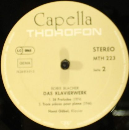 Thorofon Capella MTH 223 - Das Klavierwerk - Works For Piano - Image 6