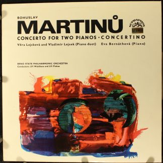 Supraphon SUA ST 50909 - Concerto For Two Pianos / Concertino