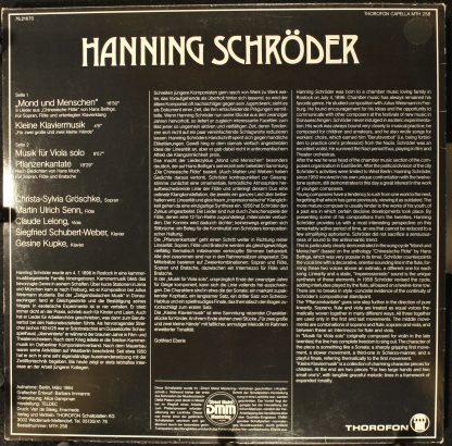 Thorofon MTH 258 - Mond Und Menschen - Kammermusik Vor 1933 - Image 2