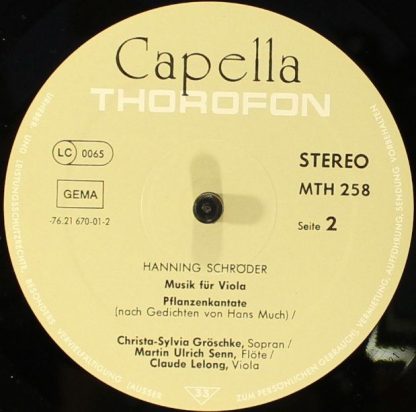 Thorofon MTH 258 - Mond Und Menschen - Kammermusik Vor 1933 - Image 7