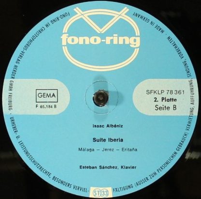 Fono-Ring SFKLP 78 361 - Suite Iberia - Image 8