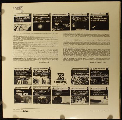 Erato STU 70926 - Variations Sur La Guitare - Image 2