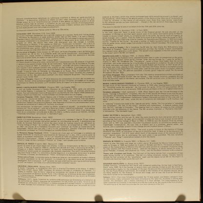 Erato STU 70926 - Variations Sur La Guitare - Image 4