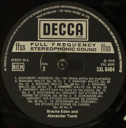DECCA SXL 6484 - Two Piano Encores - Image 4