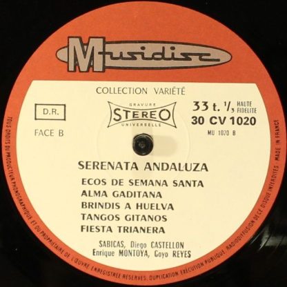 Musidisc 30 CV 1020 - Serenata Andaluza - Image 4