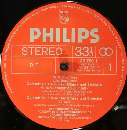 Philips 32 760 1 - Guitar Quintets Nos. 4, 5, & 6  = Gitarrenqui - Image 3