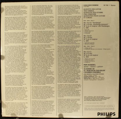 Philips 32 760 1 - Guitar Quintets Nos. 4, 5, & 6  = Gitarrenqui - Image 2