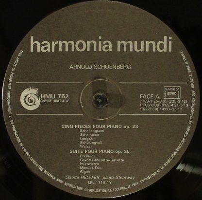 Harmonia Mundi HMU 752 - Intégrale De L'Oeuvre Pour Piano Seul - Image 3