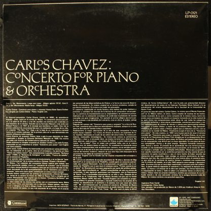 ABC Command LP-0121 - Concerto For Piano & Orchestra - Image 2