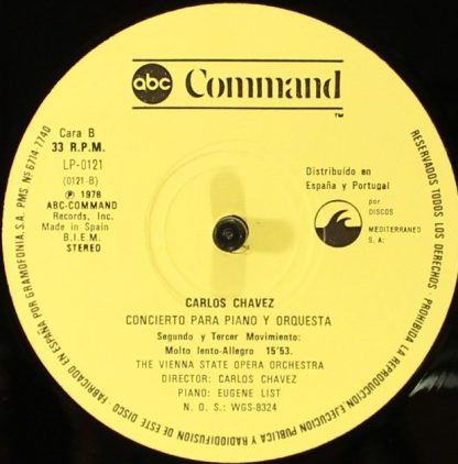 ABC Command LP-0121 - Concerto For Piano & Orchestra - Image 3