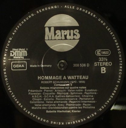 Marus (2) 308 536 D - Hommage A Watteau  - Couperin, Debussy, Sc - Image 4