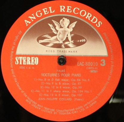 Angel Records EAC 80009 - Nocturnes Pour Piano - Image 7