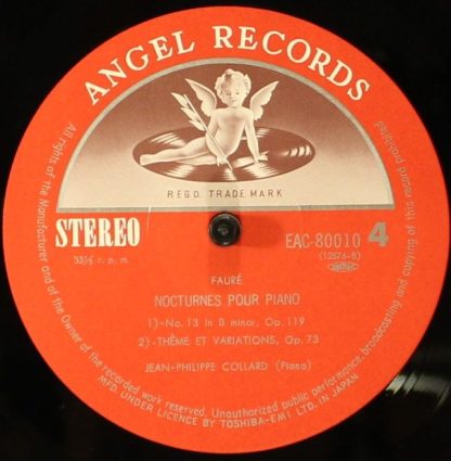 Angel Records EAC 80009 - Nocturnes Pour Piano - Image 8