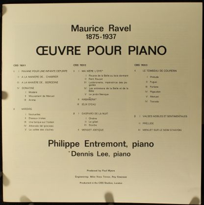 CBS 77380 - Oeuvre Pour Piano - Image 3