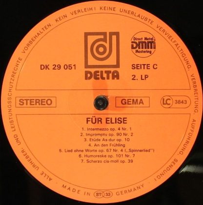 Delta (18) DK 29 051 - Für Elise (Die Schönsten Romantischen Kla - Image 5