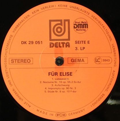 Delta (18) DK 29 051 - Für Elise (Die Schönsten Romantischen Kla - Image 7