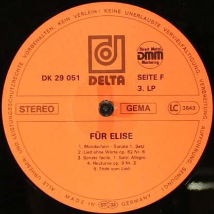 Delta (18) DK 29 051 - Für Elise (Die Schönsten Romantischen Kla - Image 8