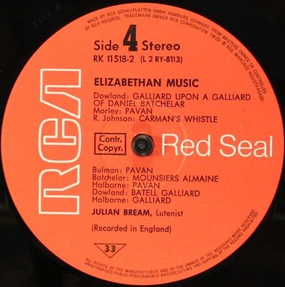 RCA Red Seal RK 11518/1-2 - Elisabethan Music - Image 8