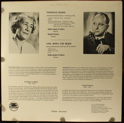 Kaskade KAS 30 007 - Zweite Sonate Für Klavier Und Violine / Dri - Image 2