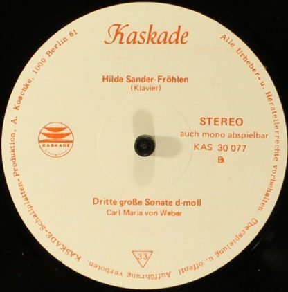 Kaskade KAS 30 007 - Zweite Sonate Für Klavier Und Violine / Dri - Image 4