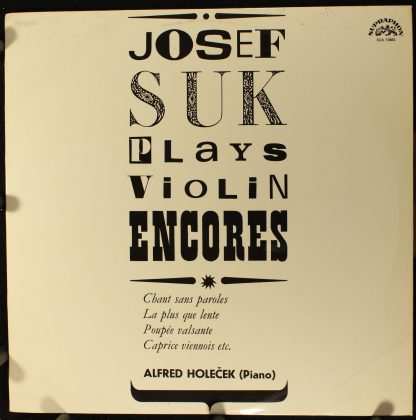 Supraphon SUA 10882 - Plays Violin Encores
