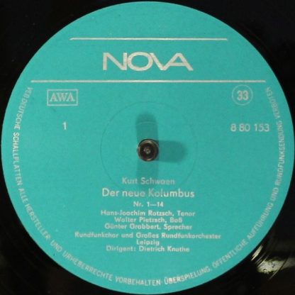 Nova 8 80 153 - Der Neue Kolumbus / Concerto Picolo Für Jazzorch - Image 3