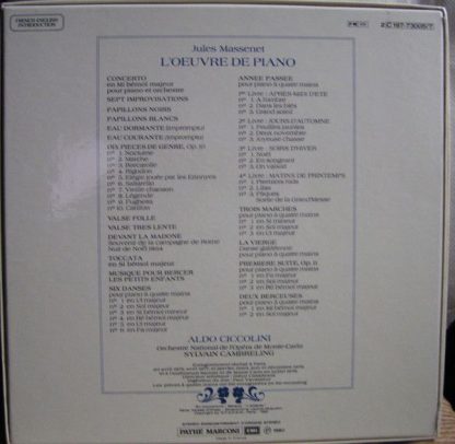 EMI 2C 167-73005/7 - L'Oeuvre De Piano - Image 2