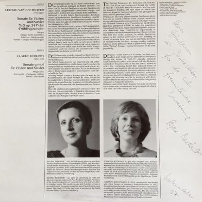 Teldec-Press GmbH 66.2435-01 - Beethoven & Debussy - Sonaten für - Image 2